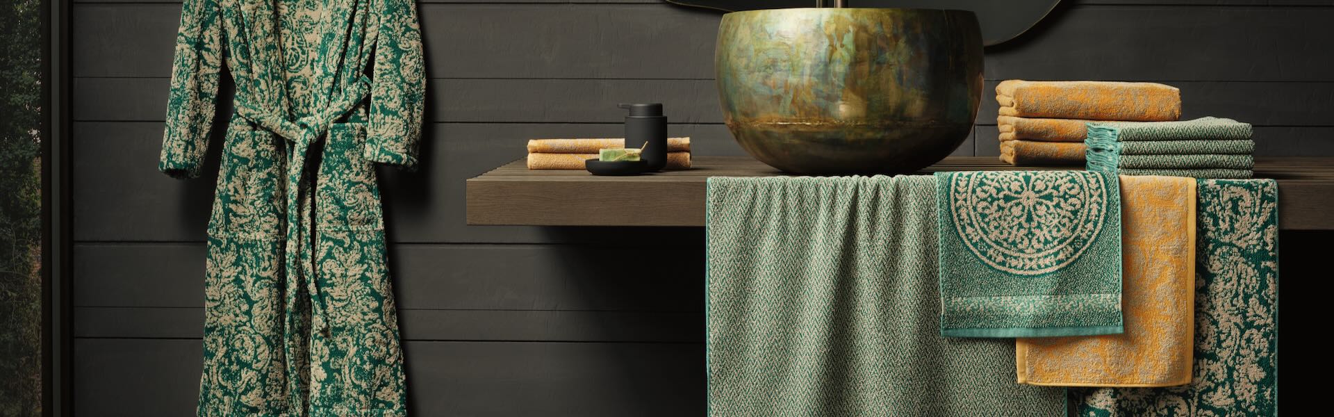 Leitner Handtucher Bademantel honey Leben mit Stil. 1280